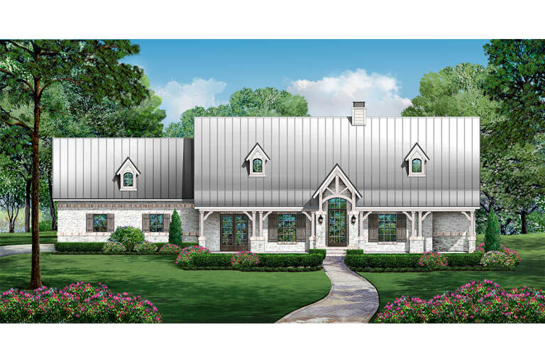 House Plan House Plan #24502 Front Elevation 