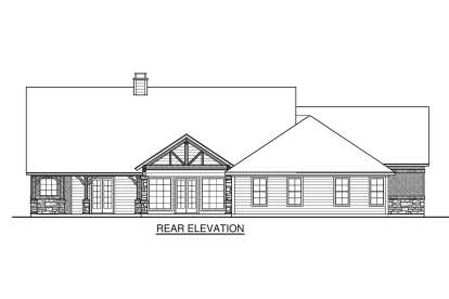 Country House Plan #5445-00372 Elevation Photo