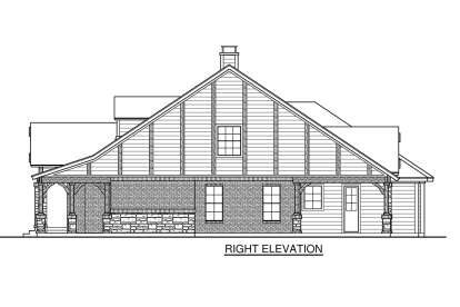 Country House Plan #5445-00372 Elevation Photo