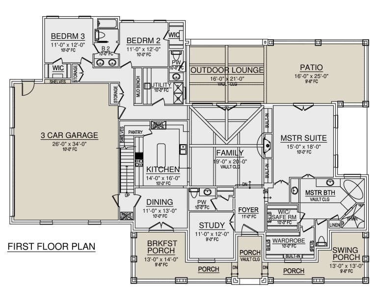 House Plan House Plan #24502 Drawing 1
