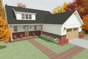 Modern Farmhouse House Plan #1462-00022 Elevation Photo