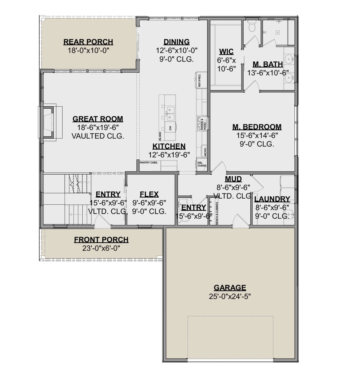 Main Floor for House Plan #1462-00022