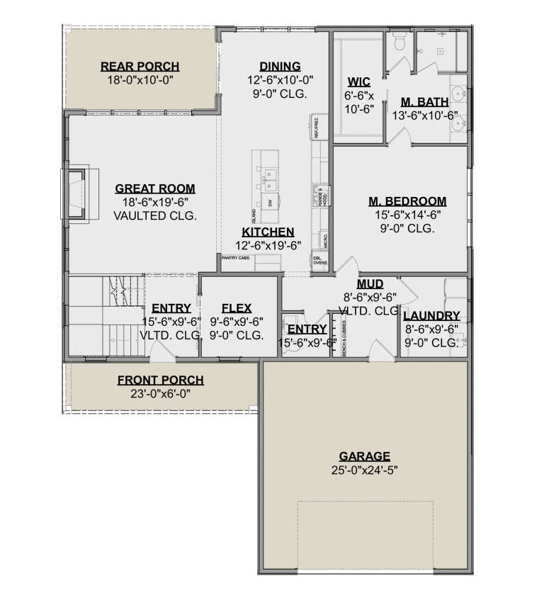 House Plan House Plan #24503 Drawing 1
