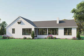 Modern Farmhouse House Plan #1462-00023 Elevation Photo