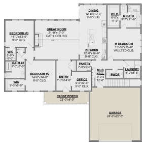 Main Floor for House Plan #1462-00023