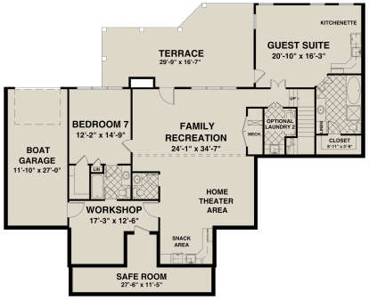 House Plan House Plan #24505 Drawing 3
