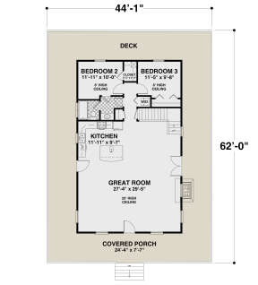 Main Floor for House Plan #036-00271