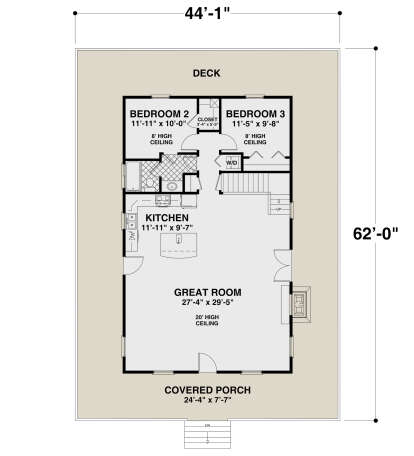 House Plan House Plan #24507 Drawing 1