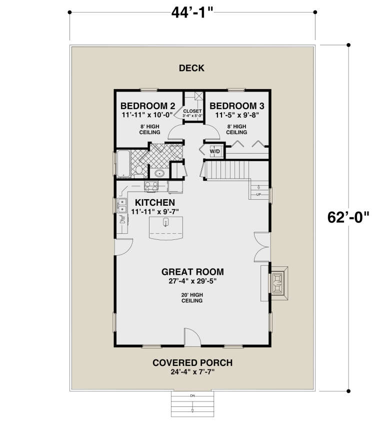 House Plan House Plan #24507 Drawing 1