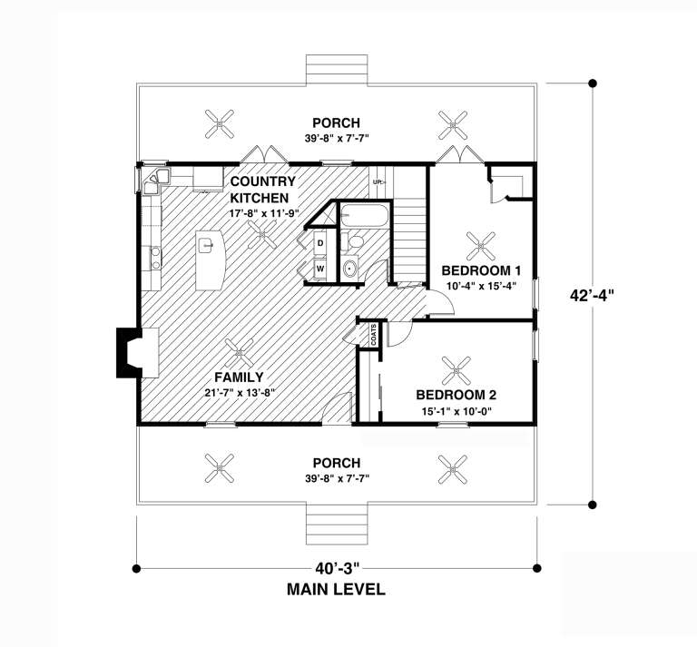 House Plan House Plan #24508 Drawing 1