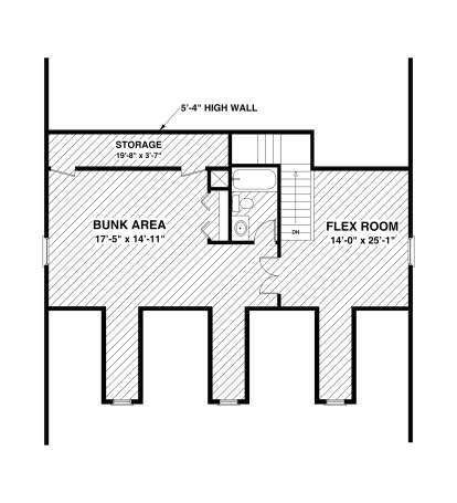Second Floor for House Plan #036-00272