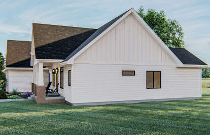 Modern Farmhouse House Plan #963-00424 Elevation Photo