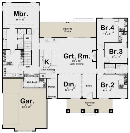 Main Floor for House Plan #963-00424