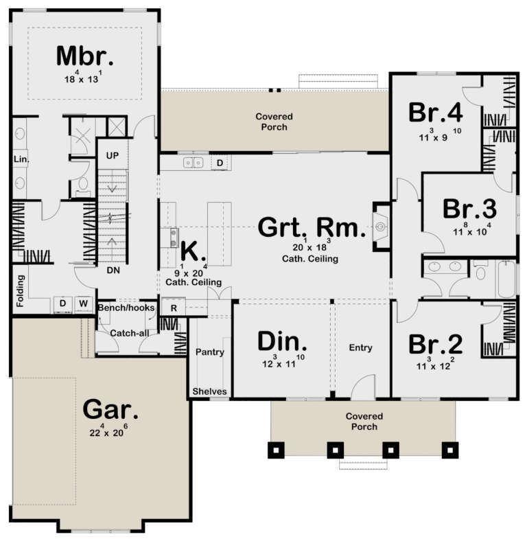 House Plan House Plan #24509 Drawing 1