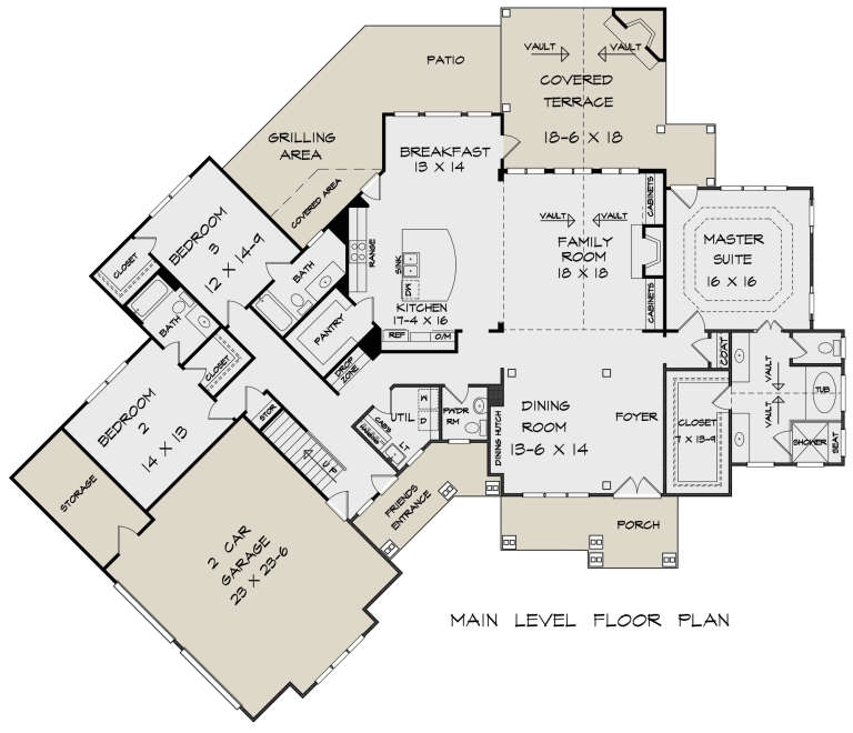 House Plan House Plan #24512 Drawing 1