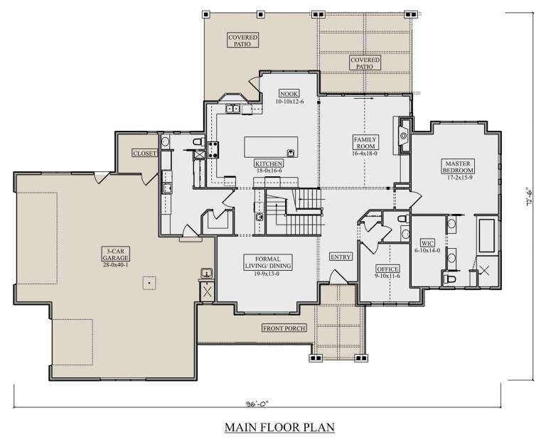 House Plan House Plan #24514 Drawing 1