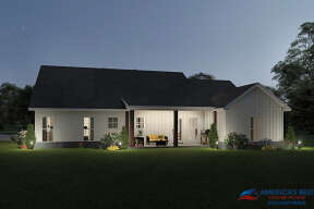 Modern Farmhouse House Plan #041-00225 Elevation Photo