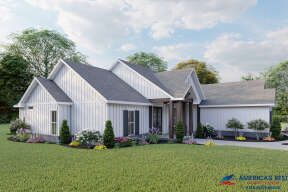 Modern Farmhouse House Plan #041-00225 Elevation Photo