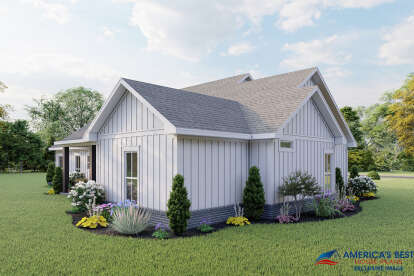 Modern Farmhouse House Plan #041-00225 Elevation Photo