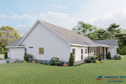 Modern Farmhouse House Plan #041-00225 Elevation Photo