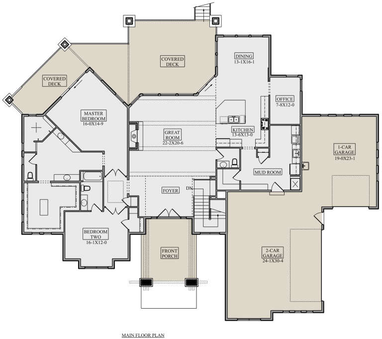 House Plan House Plan #24516 Drawing 1