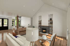 Modern Farmhouse House Plan #034-01249 Additional Photo