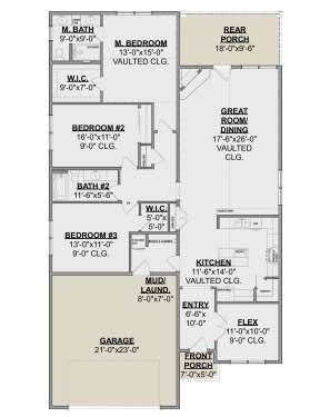 Main Floor for House Plan #1462-00024