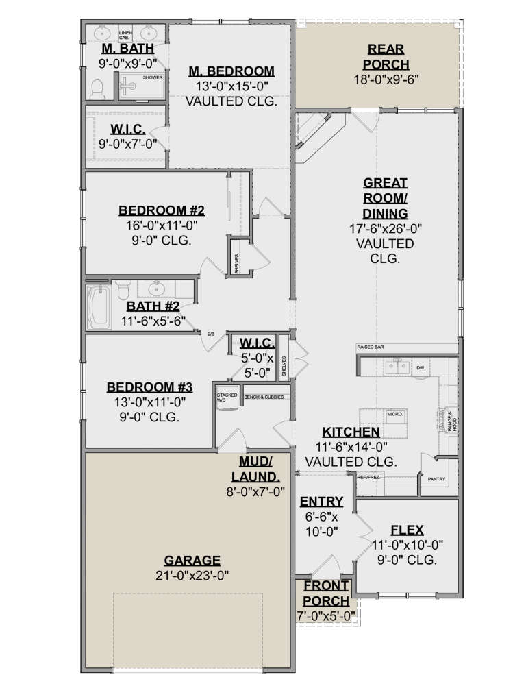 House Plan House Plan #24518 Drawing 1