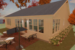 Modern Farmhouse House Plan #1462-00025 Elevation Photo