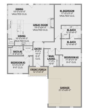 Main Floor for House Plan #1462-00025