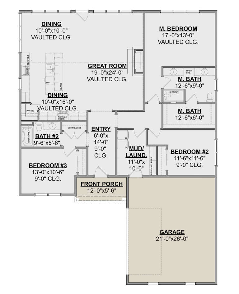 House Plan House Plan #24519 Drawing 1