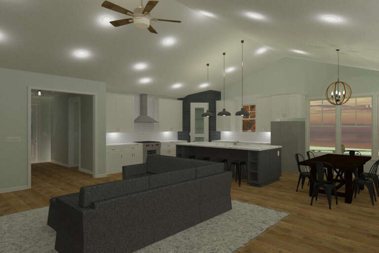 Modern Farmhouse House Plan #1462-00025 Additional Photo