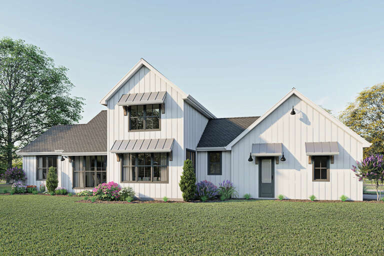 Modern Farmhouse House Plan #1462-00026 Elevation Photo