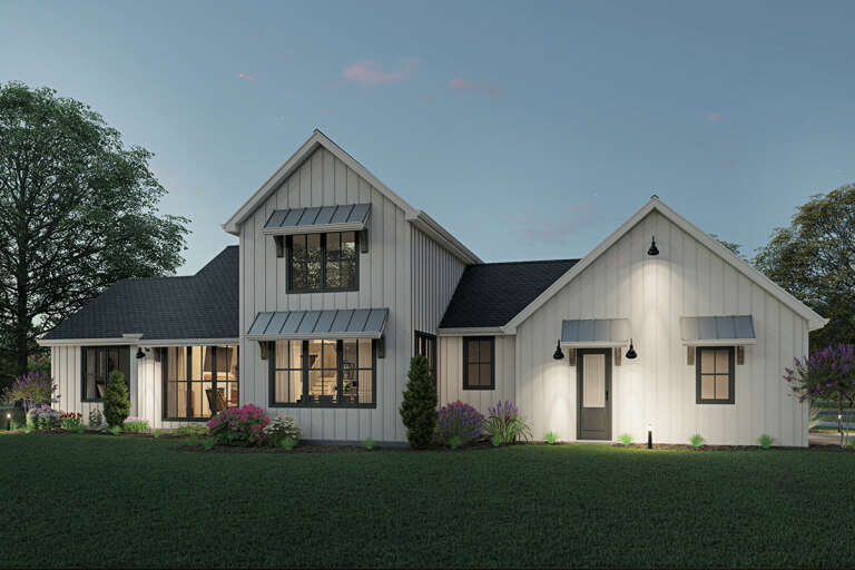 Modern Farmhouse House Plan #1462-00026 Elevation Photo