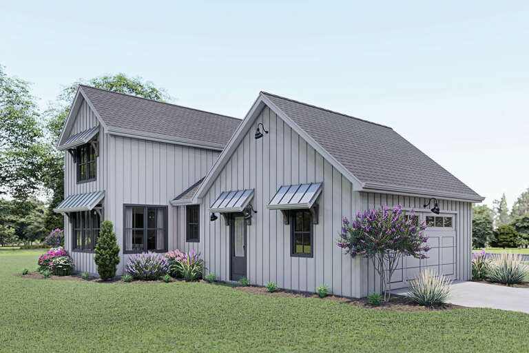 Modern Farmhouse House Plan #1462-00026 Elevation Photo