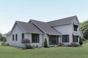 Modern Farmhouse House Plan #1462-00026 Elevation Photo