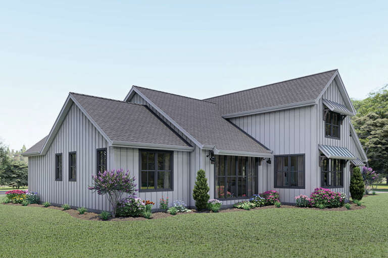Modern Farmhouse House Plan #1462-00026 Elevation Photo
