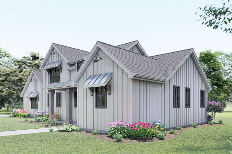 Modern Farmhouse House Plan #1462-00026 Elevation Photo
