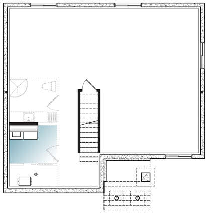 Basement for House Plan #034-01250