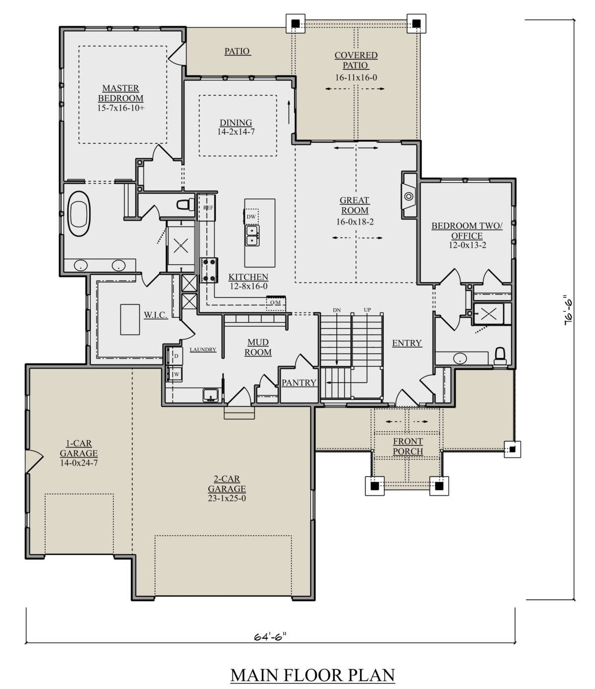 Main Floor for House Plan #5631-00126