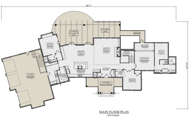 House Plan House Plan #24524 Drawing 1