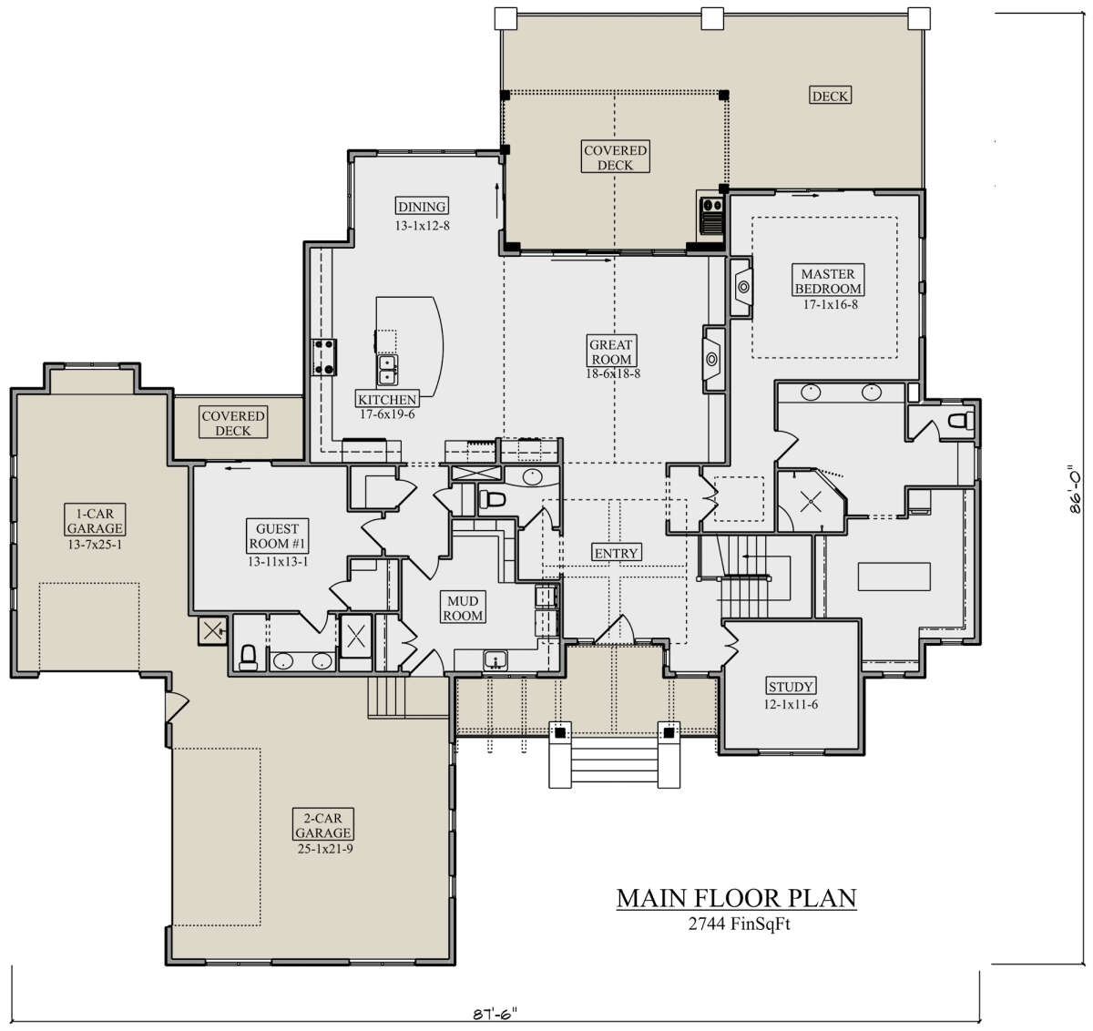Main Floor for House Plan #5631-00129