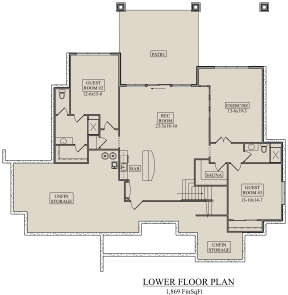 Basement for House Plan #5631-00129
