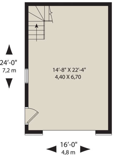 Garage for House Plan #034-01251