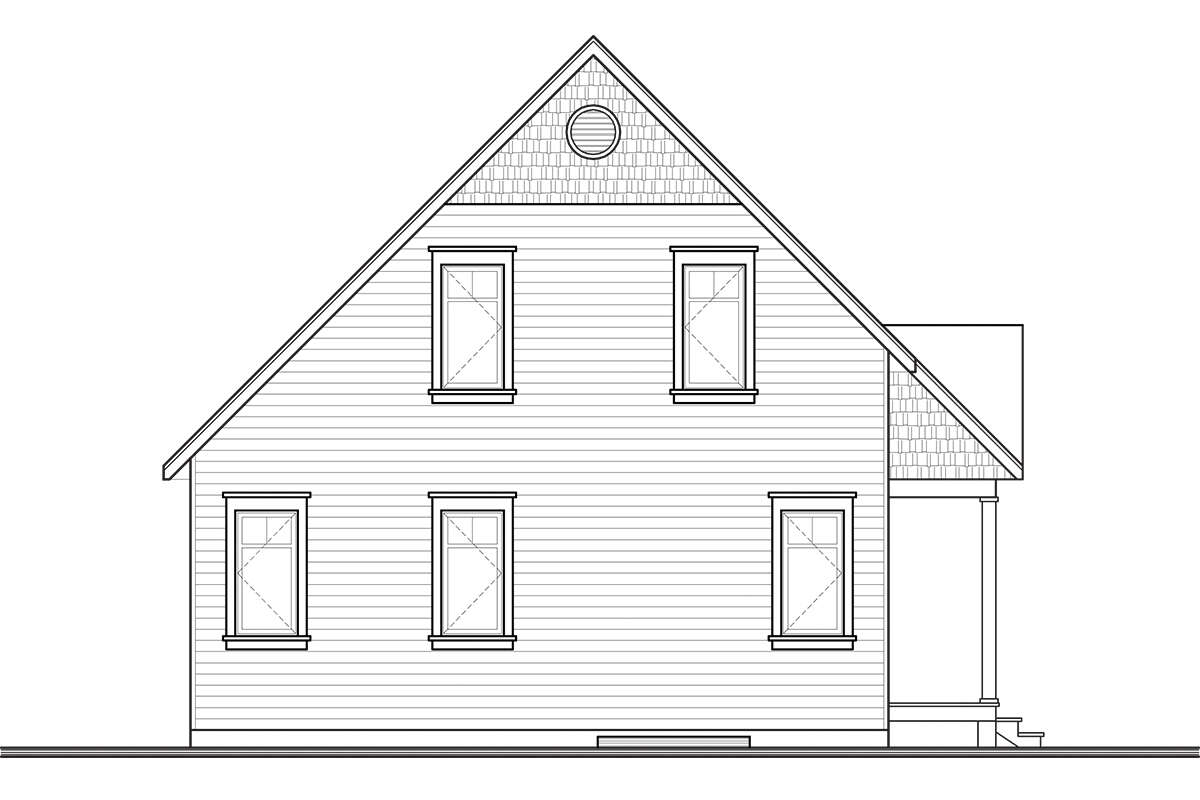 Country House Plan #034-01255 Elevation Photo