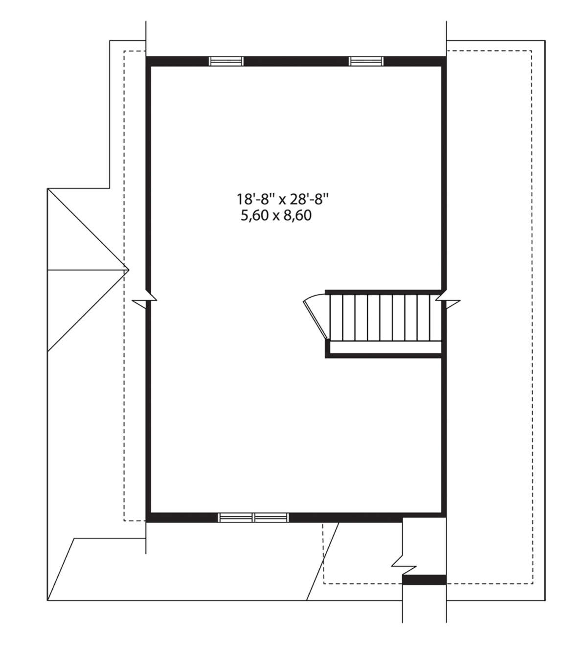Bonus Room for House Plan #034-01255