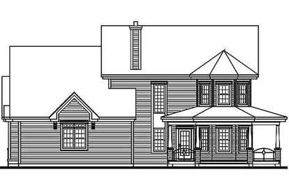 Country House Plan #034-01258 Elevation Photo