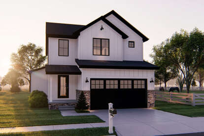 House Plan House Plan #24535 Front Elevation 