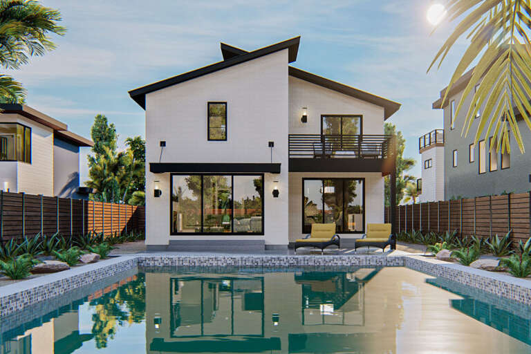 Modern House Plan #963-00426 Elevation Photo
