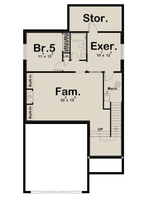 Basement for House Plan #963-00426